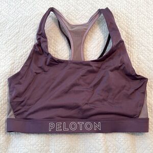 Peloton Purple Sports Bra- L